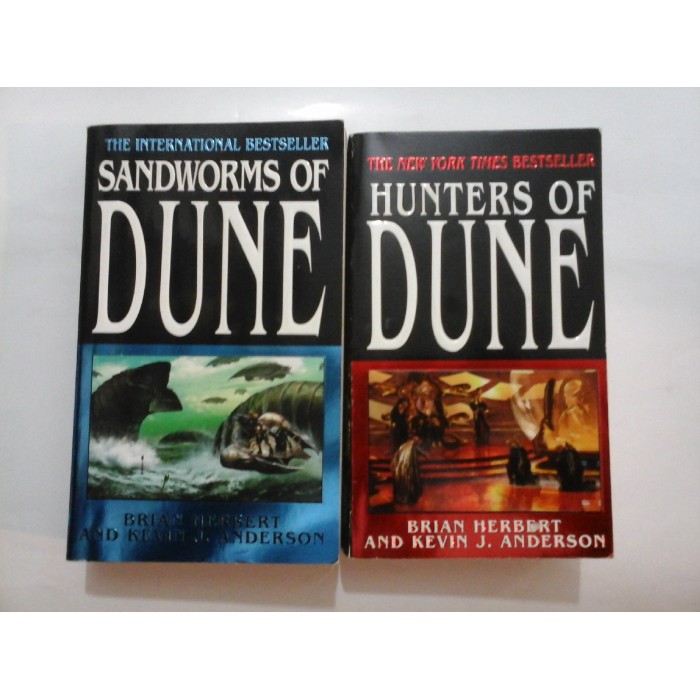 SANDWORMMS  OF  DUNE   and   HUNTERS  OF  DUNE  -  BRIAN  HERBERT  and  KEVIN J. ANDERSON